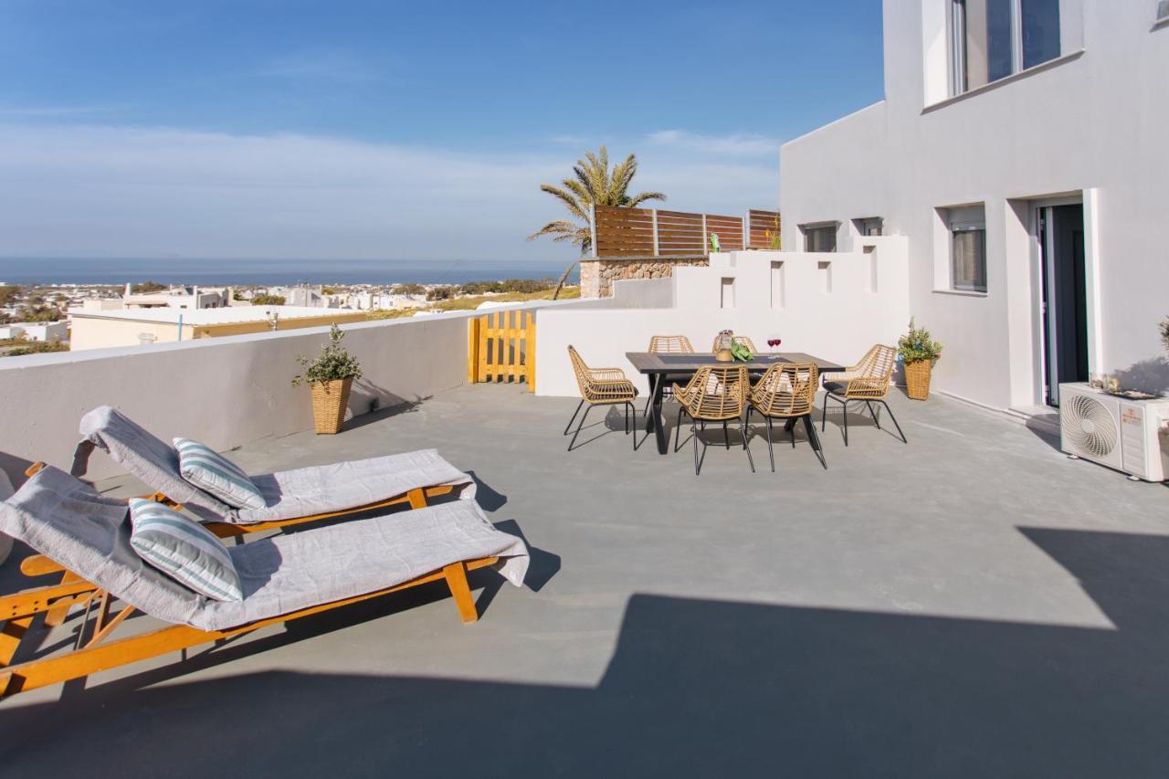 Amer Villa Santorini With Outdoor Hot Tub Vóthon Kültér fotó