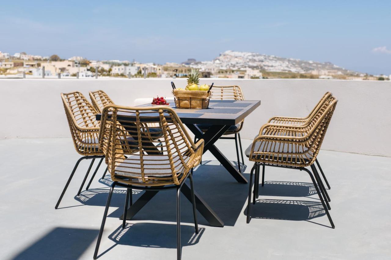 Amer Villa Santorini With Outdoor Hot Tub Vóthon Kültér fotó